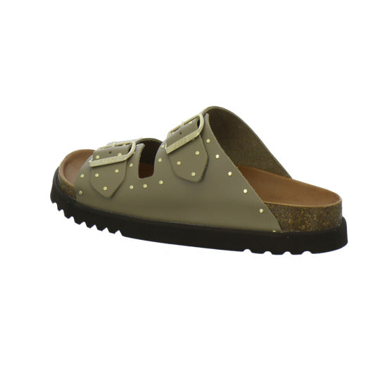 Scholl Beatriz Pantoletten taupe - 360° Ansicht