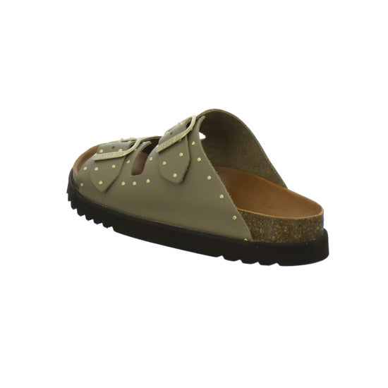 Scholl Beatriz Pantoletten taupe - 360° Ansicht