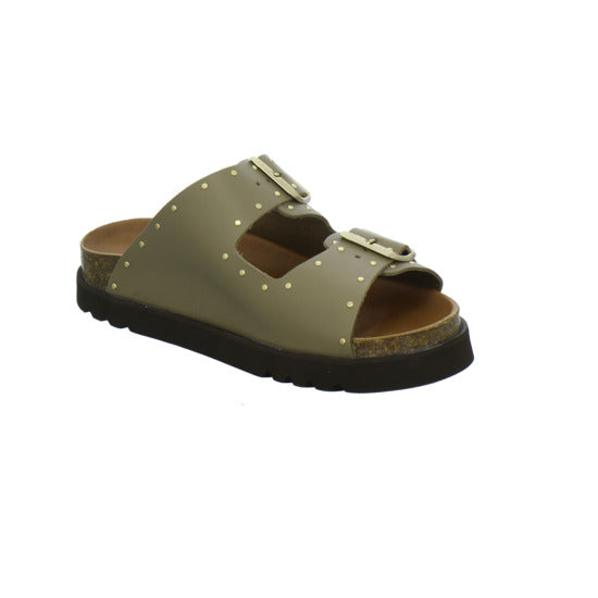 Scholl Beatriz Pantoletten taupe - 360° Ansicht