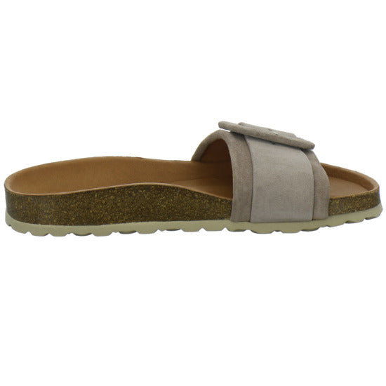 Verbenas Pantoletten taupe