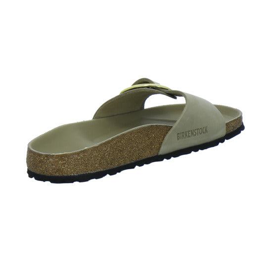 Birkenstock Pantoletten Damen Madrid Big Buckle taupe
