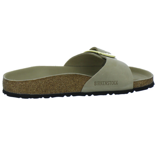 Birkenstock Pantoletten Damen Madrid Big Buckle taupe