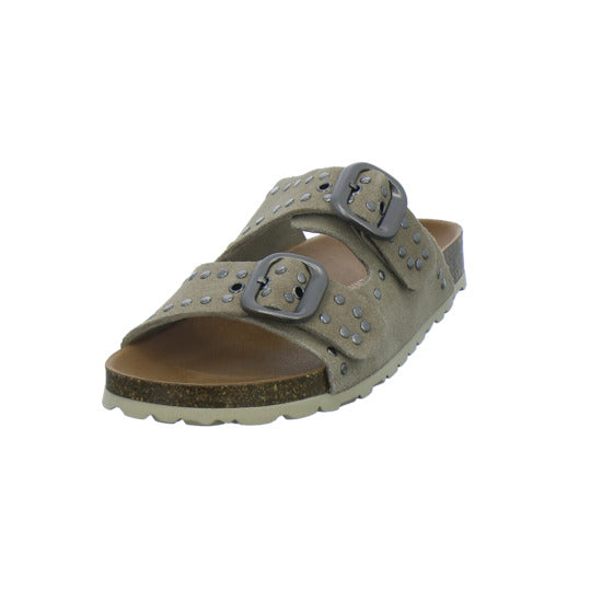 Verbenas Pantoletten Damen taupe