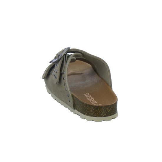 Verbenas Pantoletten Damen taupe