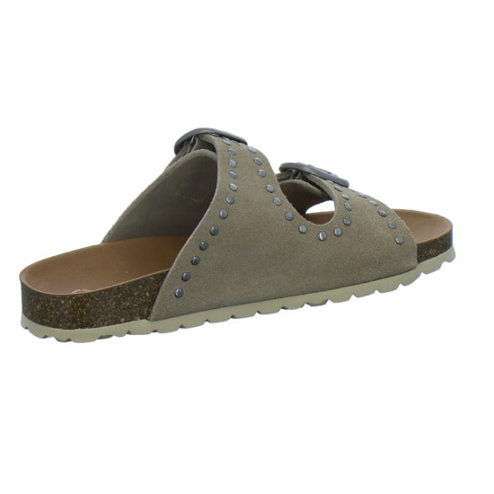 Verbenas Pantoletten Damen taupe