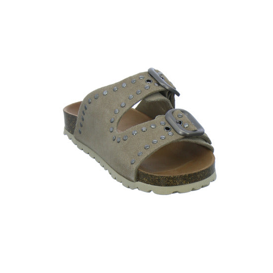 Verbenas Pantoletten Damen taupe