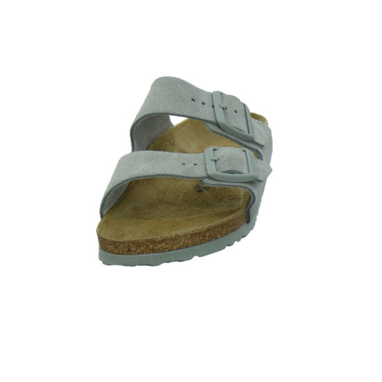Birkenstock Arizona Pantoletten Hellgrün - 360° Ansicht