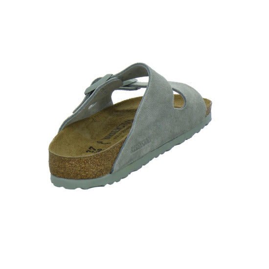 Birkenstock Arizona Pantoletten Hellgrün - 360° Ansicht