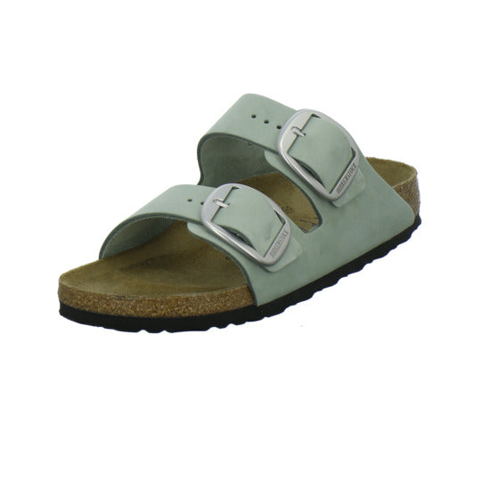 Birkenstock Arizona BB Pantoletten Hellgrün - 360° Ansicht
