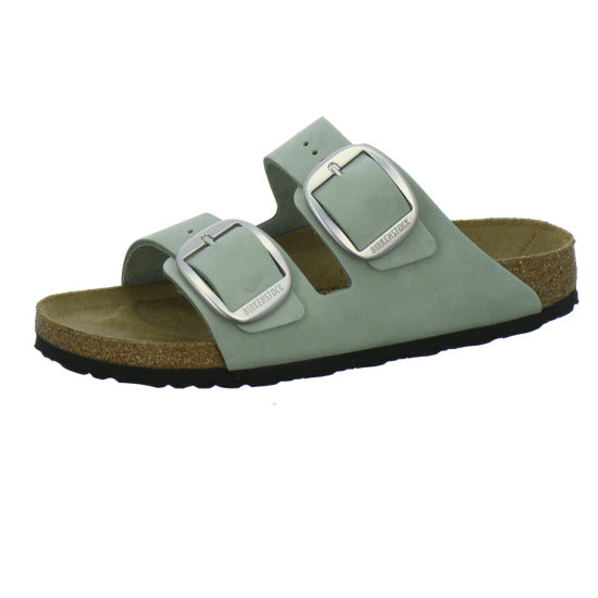 Birkenstock Arizona BB Pantoletten Hellgrün - 360° Ansicht