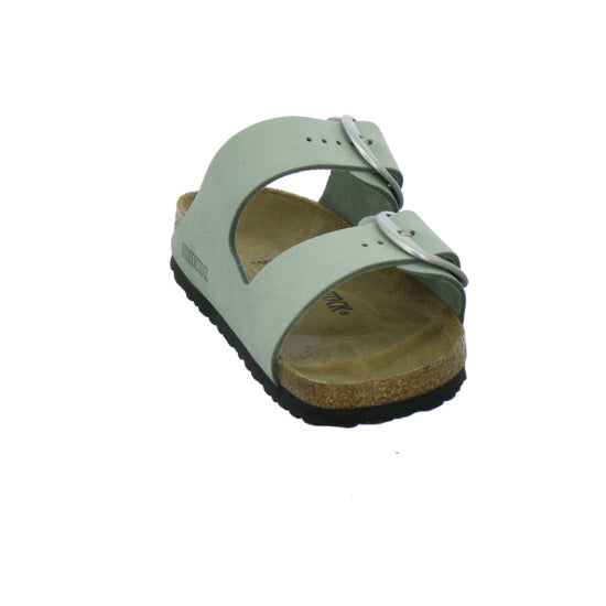 Birkenstock Arizona BB Pantoletten Hellgrün - 360° Ansicht