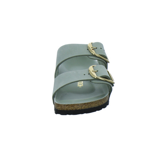 Birkenstock Pantoletten Damen Arizona Big Buckle Hellgrün