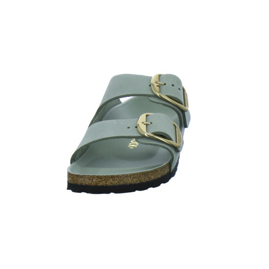 Birkenstock Pantoletten Damen Arizona Big Buckle Hellgrün