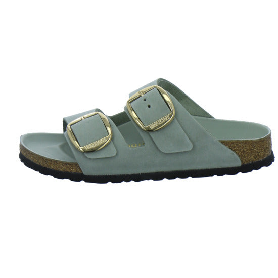 Birkenstock Pantoletten Damen Arizona Big Buckle Hellgrün