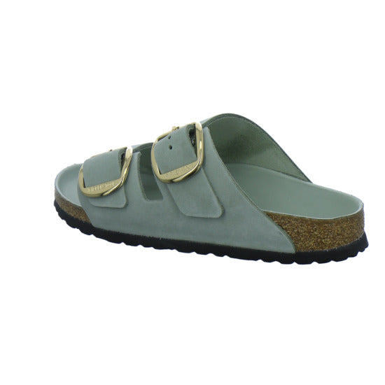 Birkenstock Pantoletten Damen Arizona Big Buckle Hellgrün