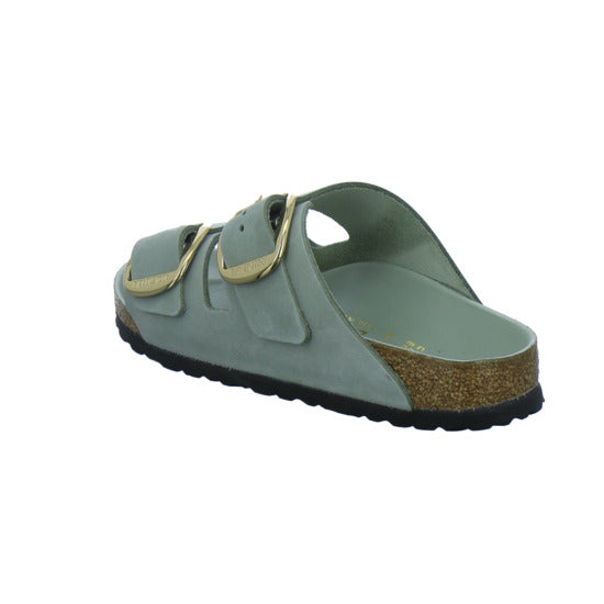 Birkenstock Pantoletten Damen Arizona Big Buckle Hellgrün