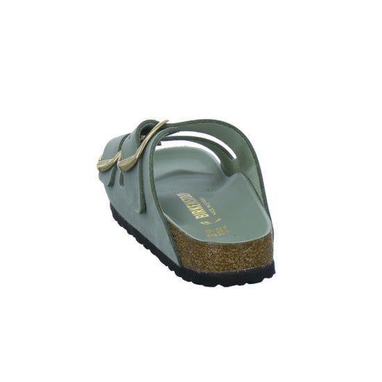 Birkenstock Pantoletten Damen Arizona Big Buckle Hellgrün