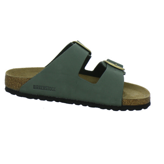 Birkenstock Arizona Big Buckle Pantoletten oliv - 360° Ansicht