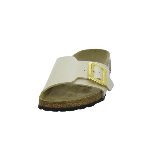 Birkenstock Catalina Pantoletten Beige - 360° Ansicht