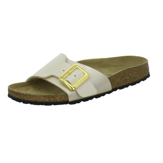 Birkenstock Catalina Pantoletten Beige - 360° Ansicht