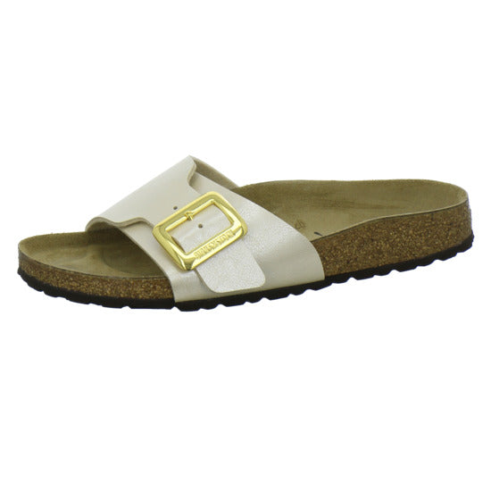Birkenstock Catalina Pantoletten Beige - 360° Ansicht