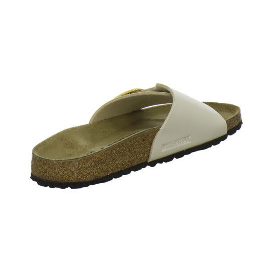 Birkenstock Catalina Pantoletten Beige - 360° Ansicht