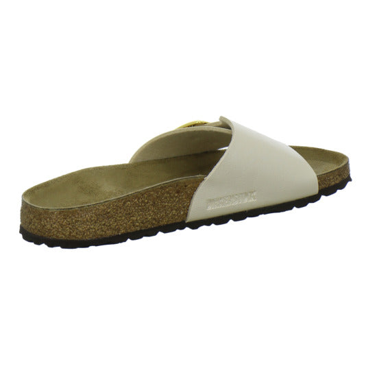 Birkenstock Catalina Pantoletten Beige - 360° Ansicht