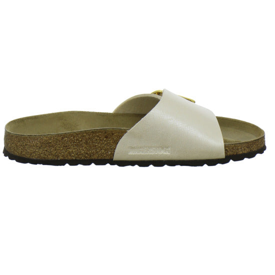 Birkenstock Catalina Pantoletten Beige - 360° Ansicht
