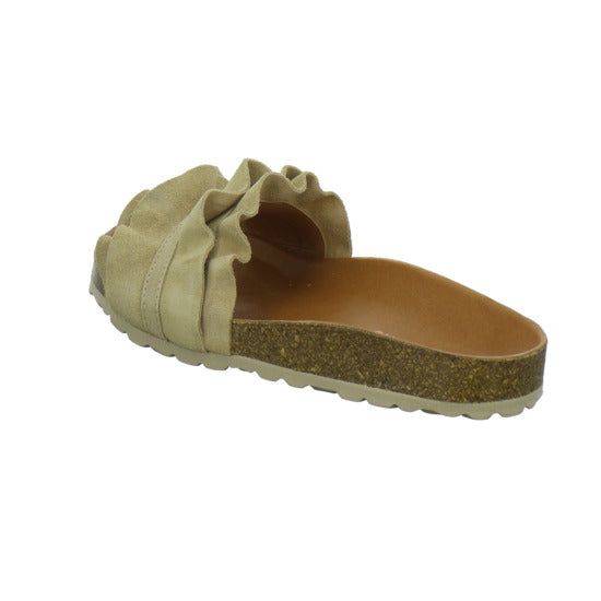 Verbenas Pantoletten Beige - 360° Ansicht
