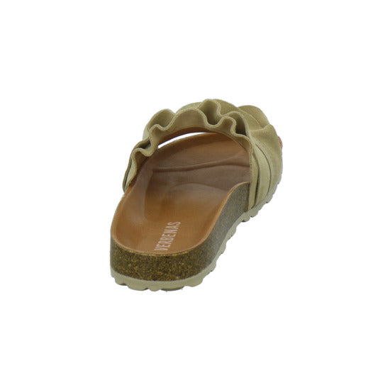 Verbenas Pantoletten Beige - 360° Ansicht