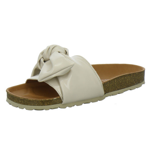 Verbenas Pantoletten Beige - 360° Ansicht