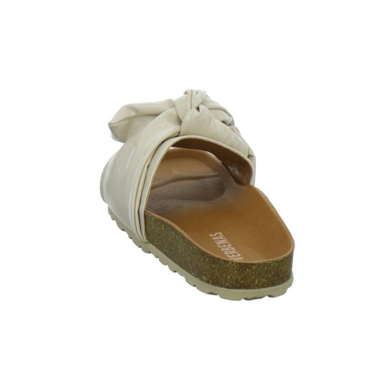 Verbenas Pantoletten Beige - 360° Ansicht