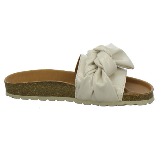 Verbenas Pantoletten Beige - 360° Ansicht