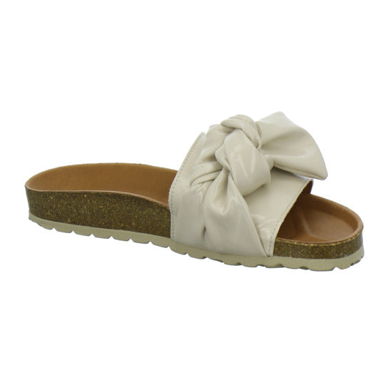 Verbenas Pantoletten Beige - 360° Ansicht