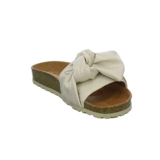 Verbenas Pantoletten Beige - 360° Ansicht