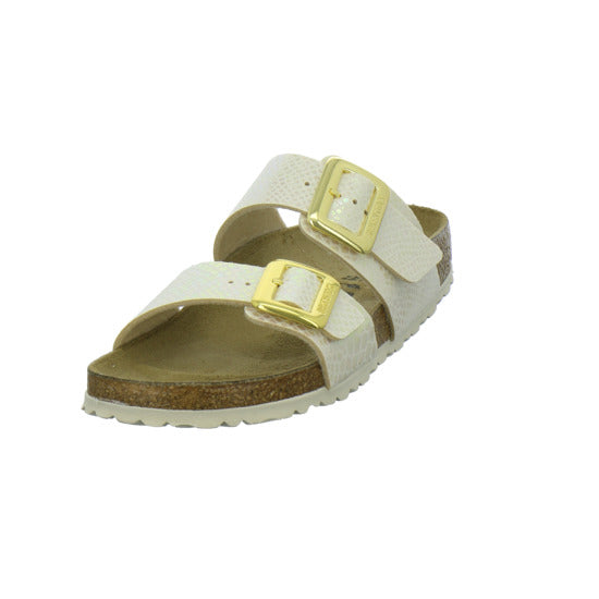 Birkenstock Sydney Cushion Buckle Pantoletten Beige