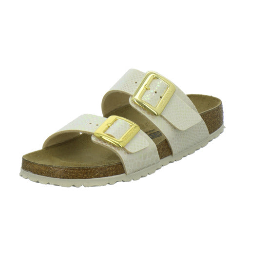 Birkenstock Sydney Cushion Buckle Pantoletten Beige