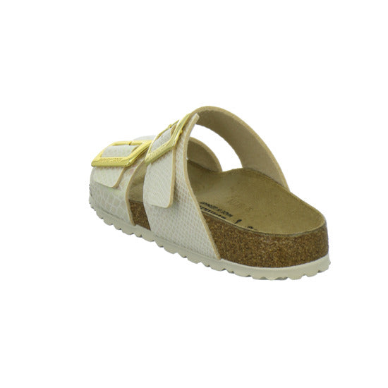 Birkenstock Sydney Cushion Buckle Pantoletten Beige