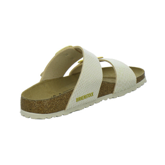 Birkenstock Sydney Cushion Buckle Pantoletten Beige
