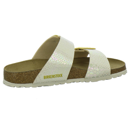 Birkenstock Sydney Cushion Buckle Pantoletten Beige