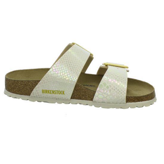 Birkenstock Sydney Cushion Buckle Pantoletten Beige