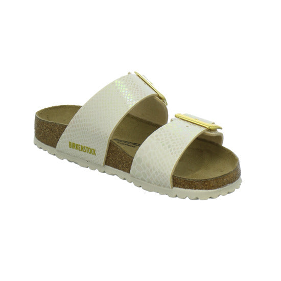 Birkenstock Sydney Cushion Buckle Pantoletten Beige