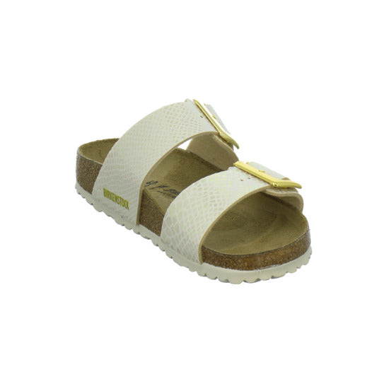 Birkenstock Sydney Cushion Buckle Pantoletten Beige