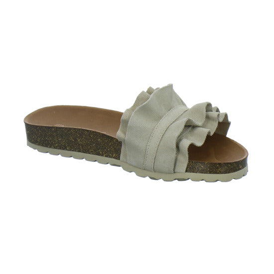 Verbenas Pantoletten Damen Beige