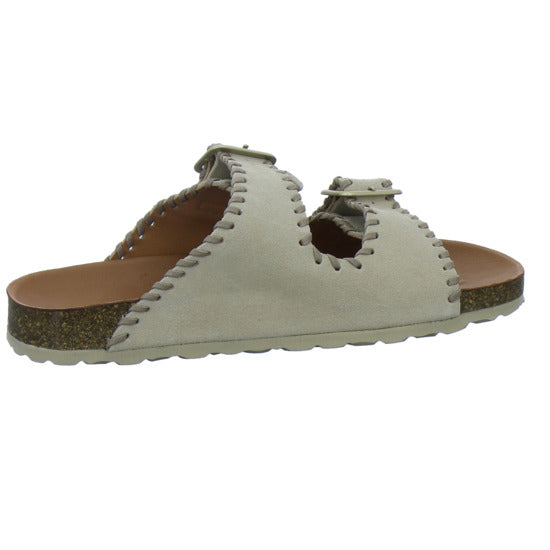 Verbenas Pantoletten Damen Beige