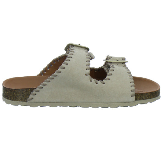 Verbenas Pantoletten Damen Beige