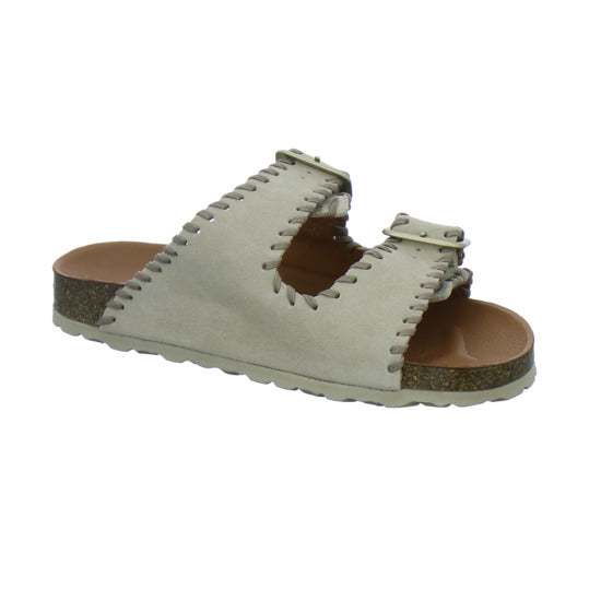 Verbenas Pantoletten Damen Beige