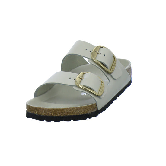 Birkenstock Pantoletten Damen Arizona Big Buckle Beige