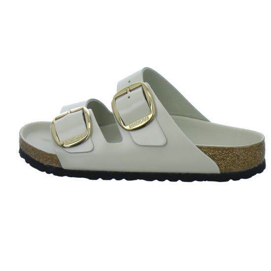 Birkenstock Pantoletten Damen Arizona Big Buckle Beige