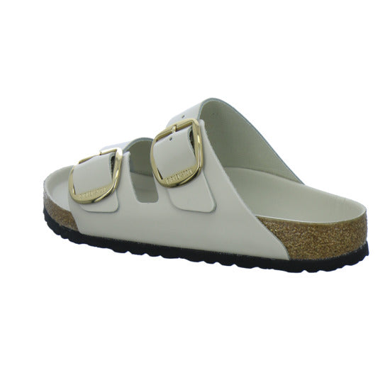 Birkenstock Pantoletten Damen Arizona Big Buckle Beige